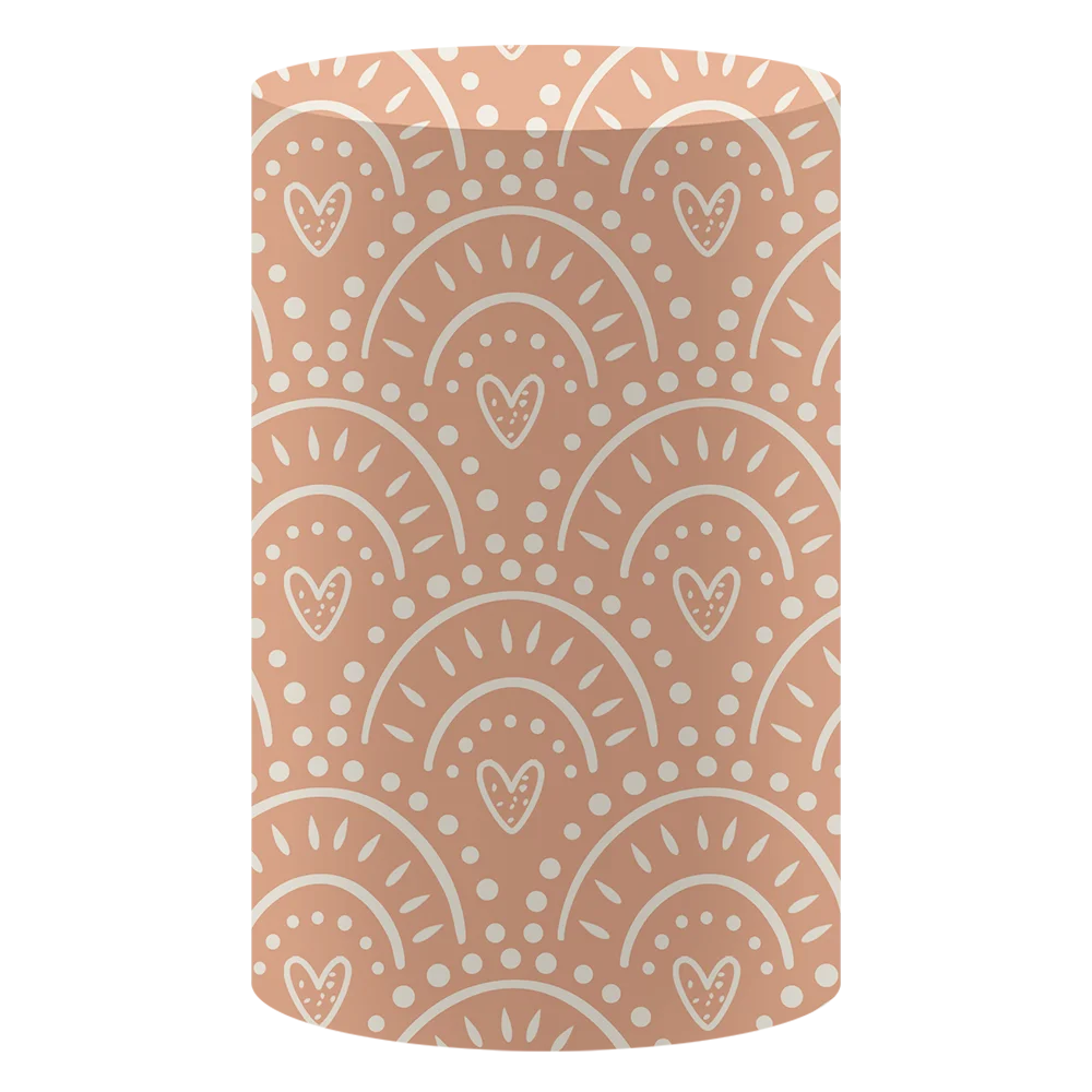 بوهو موضوع غطاء اسطوانة لحفلات عيد ميلاد ، الزفاف والطفل دش الدعائم الديكور الطرف