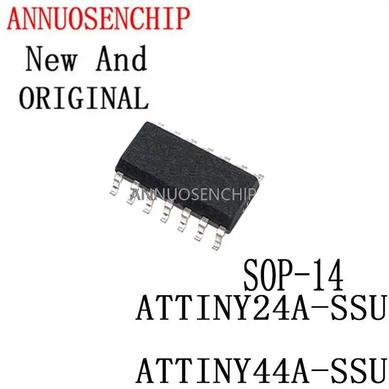 5PCS New And Original ATTINY44A ATTINY44 ATTINY24A SOP-14 In Stock ATTINY24A-SSU ATTINY44A-SSU