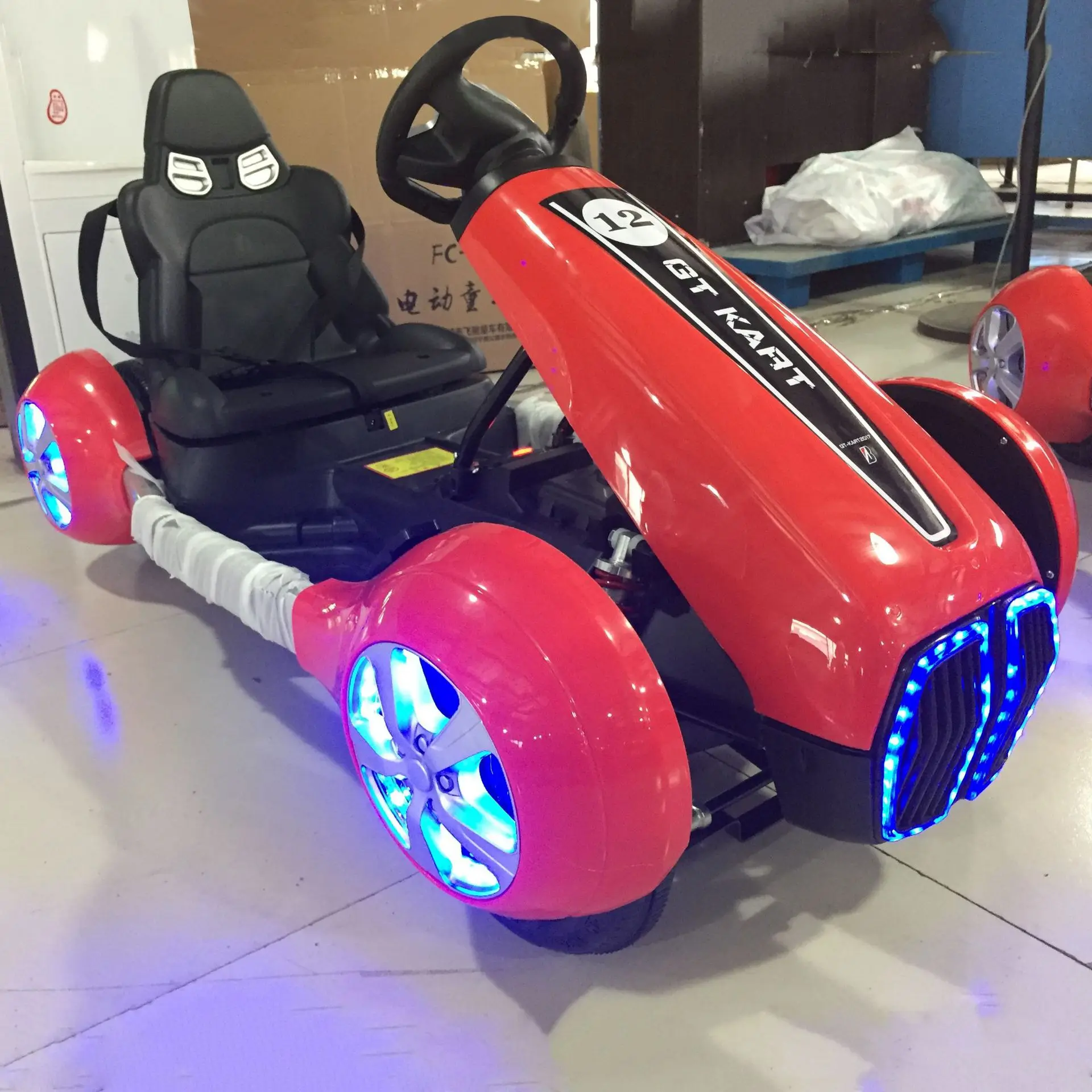 Adult Go Karts Gas Powered Self-Resetting Fuse Go Karts Gas Powered For Kids With Music Player Go Kart For Teens