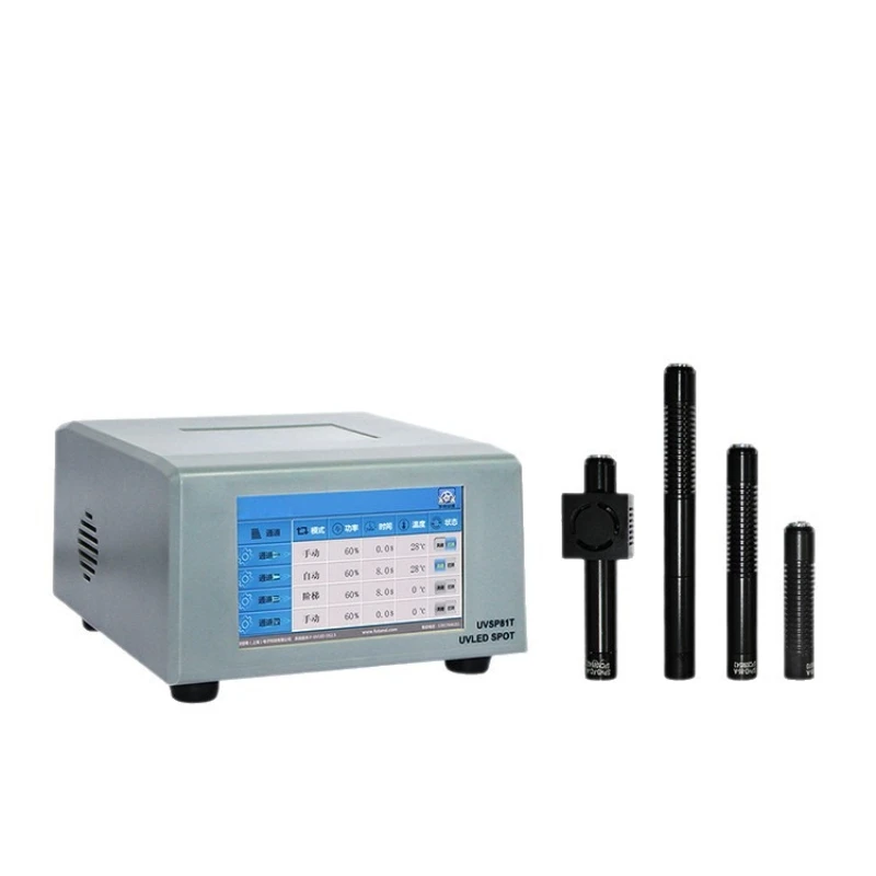 Four channel uvled point light source 365nm glue led point light source, one to four light spot uv curing lamp