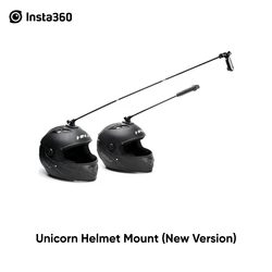 Insta360 Unicorn Helmet Mount (New Version) for ONE X2, ONE R, GO2(must be assembled with the Carbon Fiber Extension)