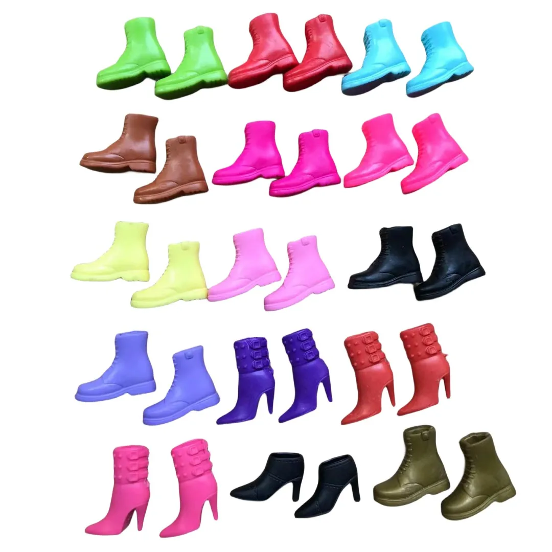 Doll Shoes Mid-Boots 1/6 Doll Accessories Colorful Doll Decorations Kids Collection Doll Toy Parts Original Sandals Shoes