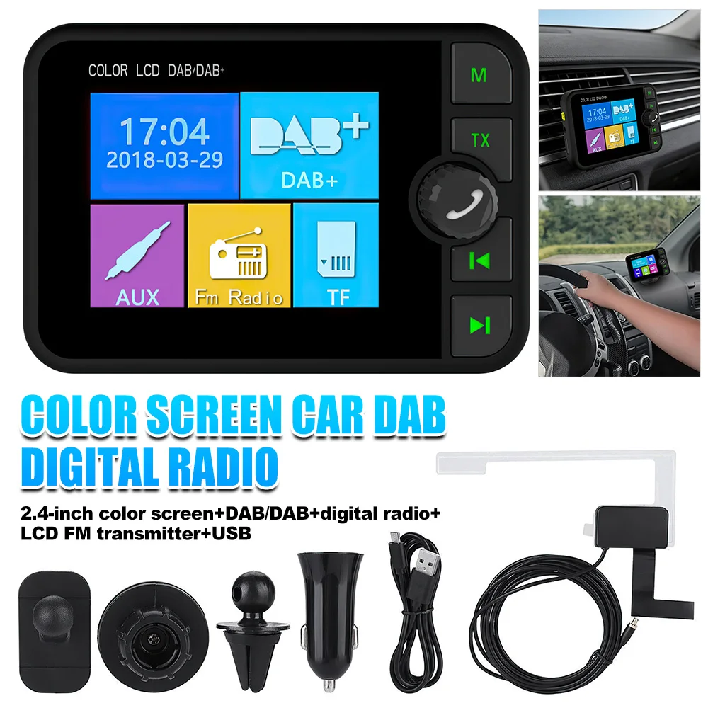 2.4" In-Car Dab/Dab…