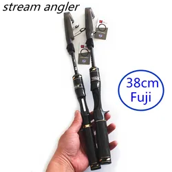 UL Telescopic Lure Rod Trout Stream Angler Easy To Carry Fishing Rod Fuji Guides Fast Action 1.5m 1.68m 1g - 7g Lure