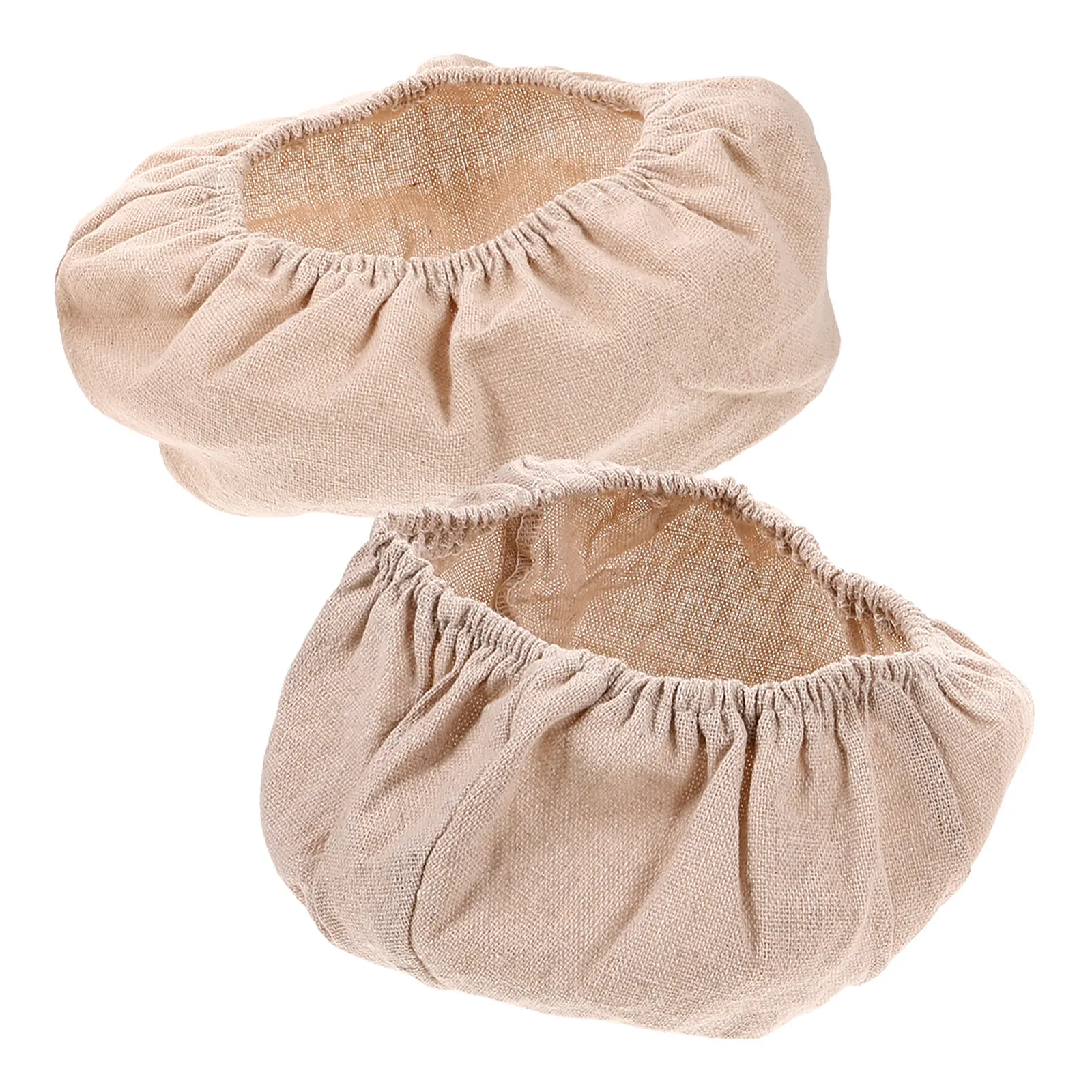 2Pcs Sourdough Bread Cloth Liner for Banneton Basket Dough Rising Smooth Surface Non-Stick Air Circulation Baking Accessories