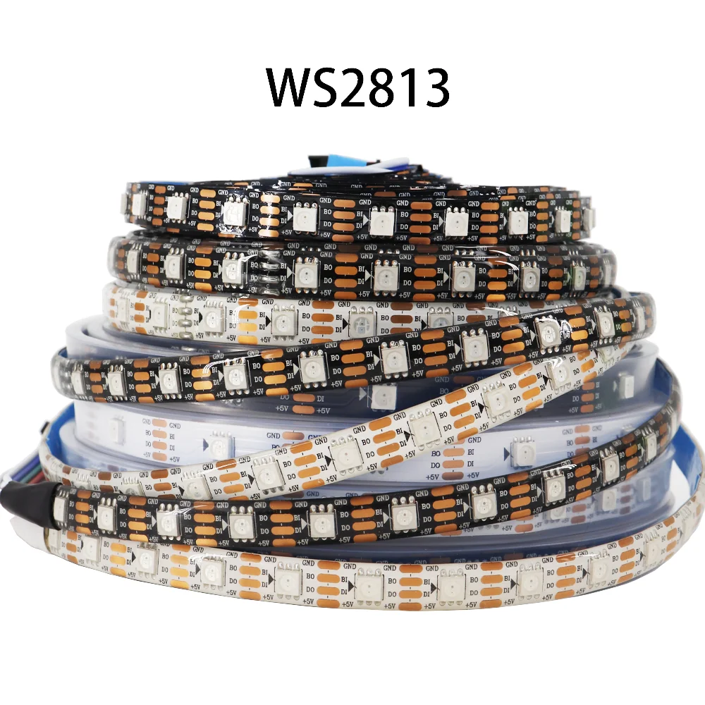 WS2813 Smart Led lights addressable dream color linear flexible LED striping light for Ballroom and tavern KTV car lamp bar DC5V