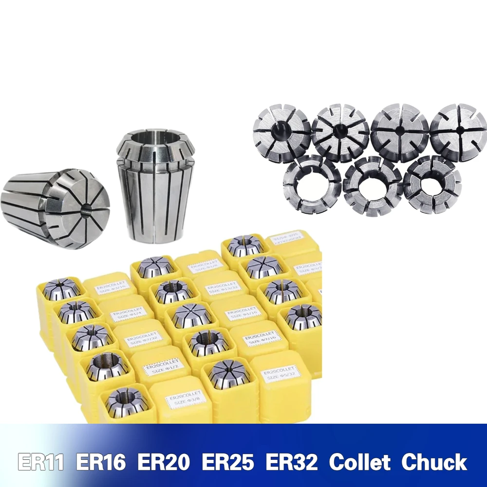ER11 ER20 Collet Chuck Set 1-16mm Spring Collet For CNC Machining Center Engraving Machine Lathe Mill Tool ER Collect