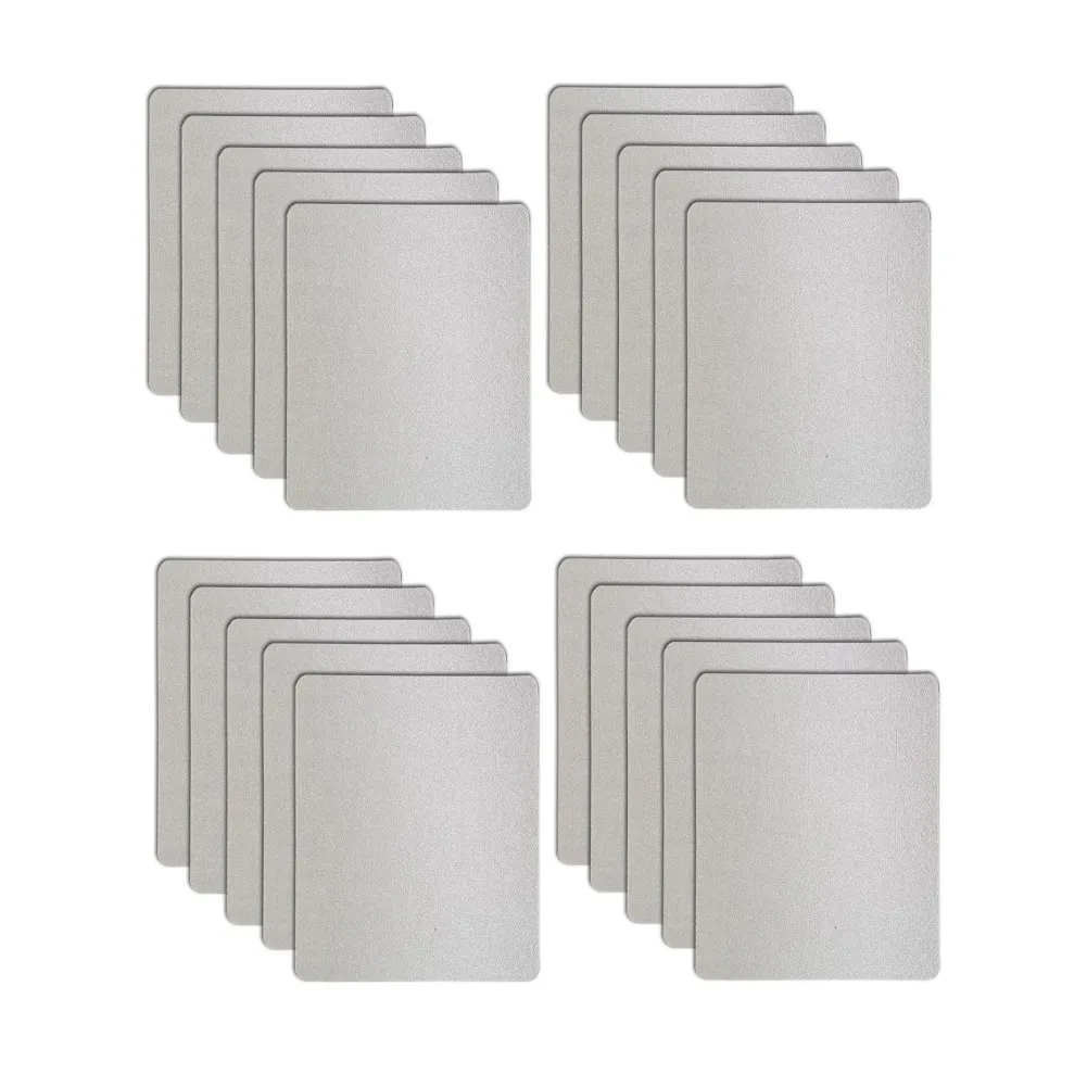 

20Pcs 15 x 12 cm Mica Plates For Galanz Midea Panasonic LG etc Microwave Ovens, Replacement Mica Plates Microwave Sheets