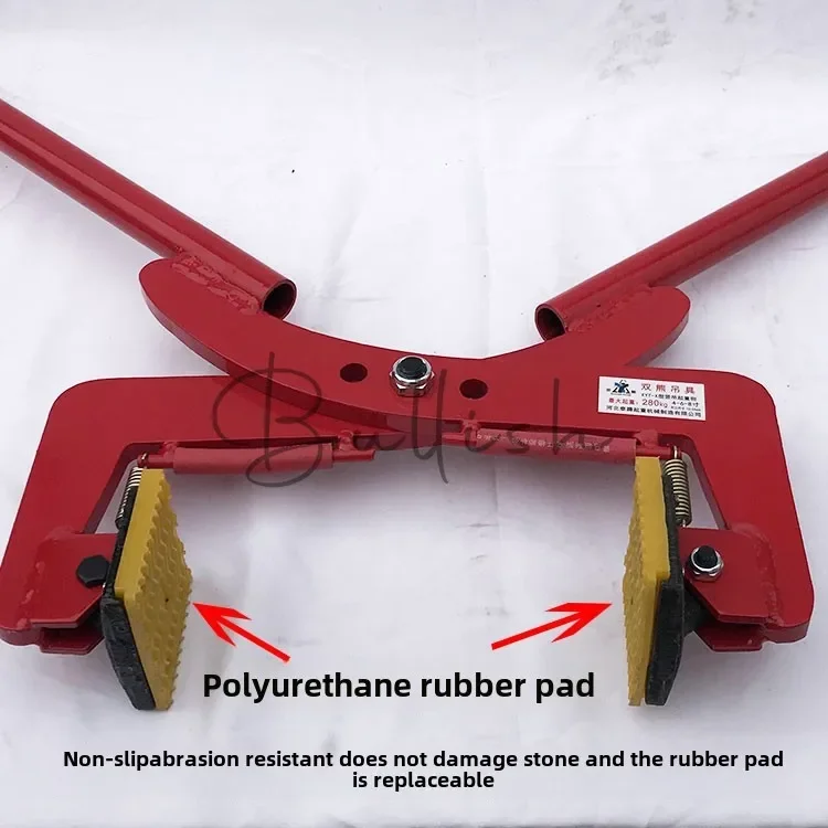 Curb stone clip Double lift Curb stone Hand