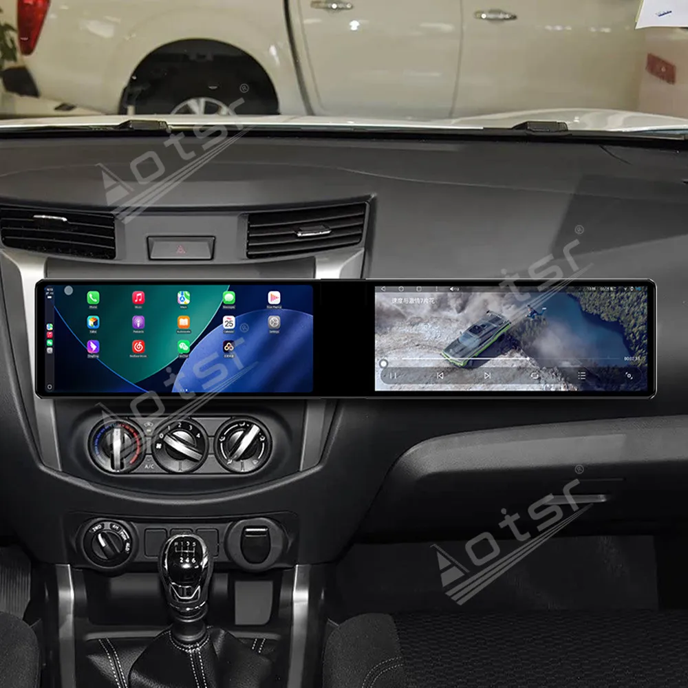

Для Nissan Navara 2017-2019: 12.3-дюймовое автомобильное радио с двумя экранами на Android 13, мультимедийный видеоплеер, GPS-навигация, Carplay, Wi-Fi