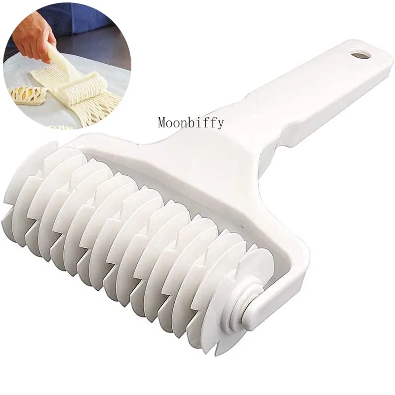 1PC Pastry Lattice Roller Cutter Pie Pastry Dough Cutter Roller Home Kitchen Tools Baking Tools Silicone Mold