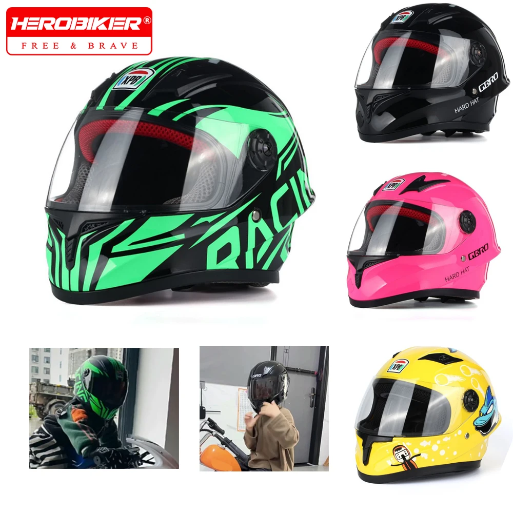 

Детский шлем, защитные детские шлемы для верховой езды, новый милый полный шлем для четырех сезонов, спортивный велосипедный мотоциклетный шлем на открытом воздухе