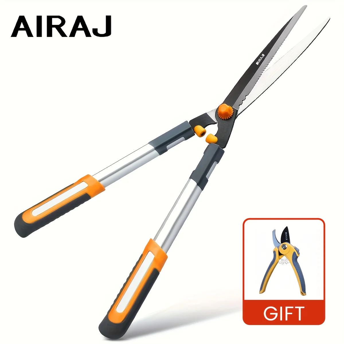 

AIRAJ Hedge Shear Durable ，Which Used in Farms,Fruit Trees,Flowers and Other Home Garden Scissors Multi-Category Hand Tools