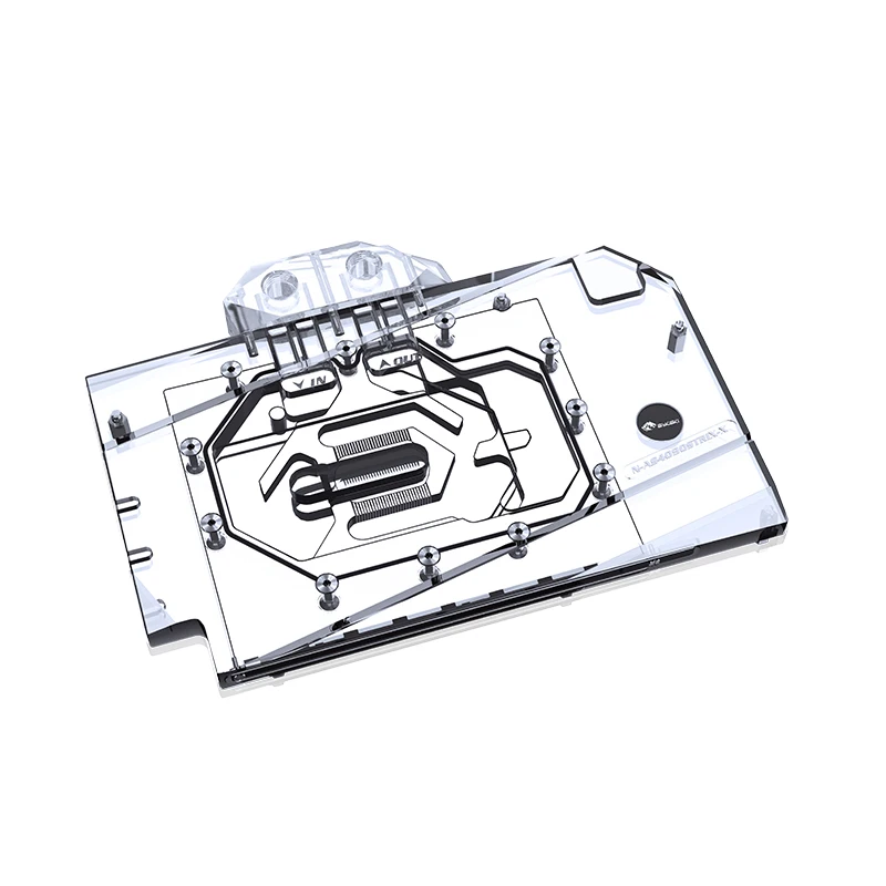 Imagem -06 - Bykski-bloco de Gpu para Asus Tuf Gaming Rtx 4090 Rtx4090 Rog Strix Placa de Vídeo Resfriamento a Água Radiador N-as4090strix-x