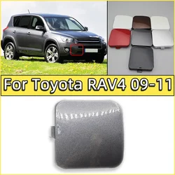 Tapa de cubierta de ojo de gancho de remolque de parachoques delantero de coche para Toyota Rav4 RAV4 2009 2010 2011 tapa de remolque de transporte de gancho de remolque rojo plata blanco