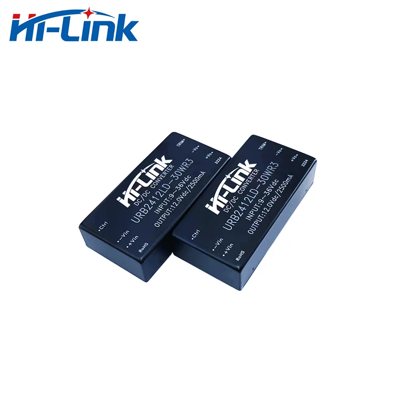 

Top Selling 10pcs/lot DCDC Household Power Supply Module 48V to 12V 2.5A URB4812LD-30WR3 Isolated Converter for LED lighting