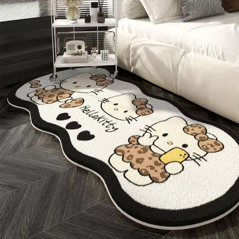 New Sanrio Hello Kitty Bedroom Window Stain-Resistant Carpet Home Living Room Sofa Non-Slip Mat Cloakroom Mat Household Items