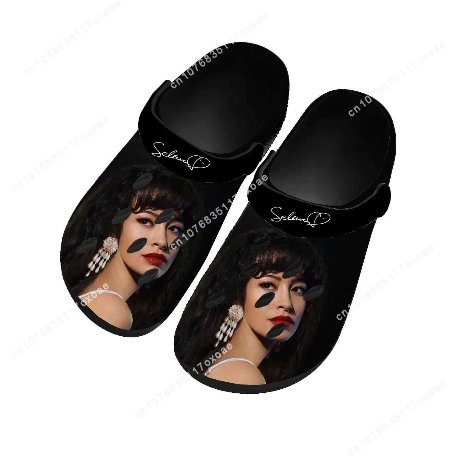 Singer Selena Quintanilla Home Clog Mens Women Youth Boy Girl Sandals Shoes Garden Custom Breathable Shoe Beach Hole Slippers