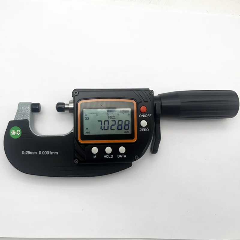 Digital Micrometer 0-25mm 0.0001mm High Accuracy Outside Micrometer Measuring Tools for Measuring Thin Film