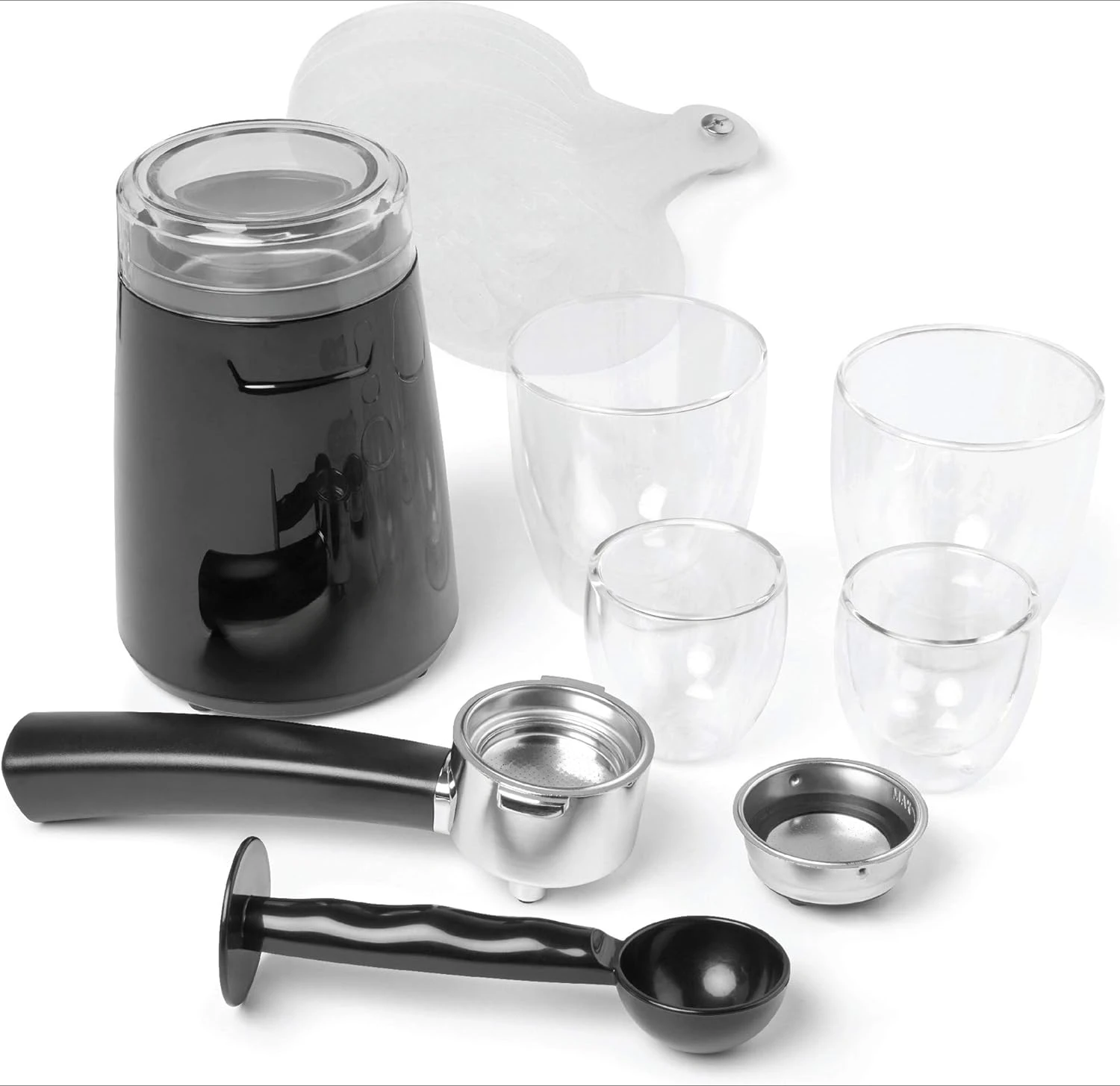 Cappuccino and Latte Maker 10-Piece Set - Brew Cappuccino and Latte with One Button