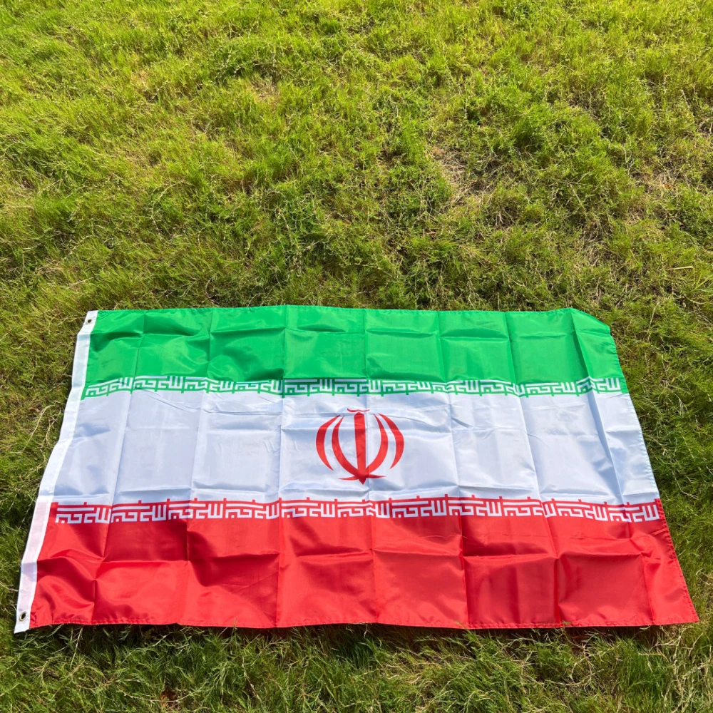 YIXIN IRN Islamic Republic of IRAN Flag 90*150cm hanging polyester Iran Flag For home Decoration