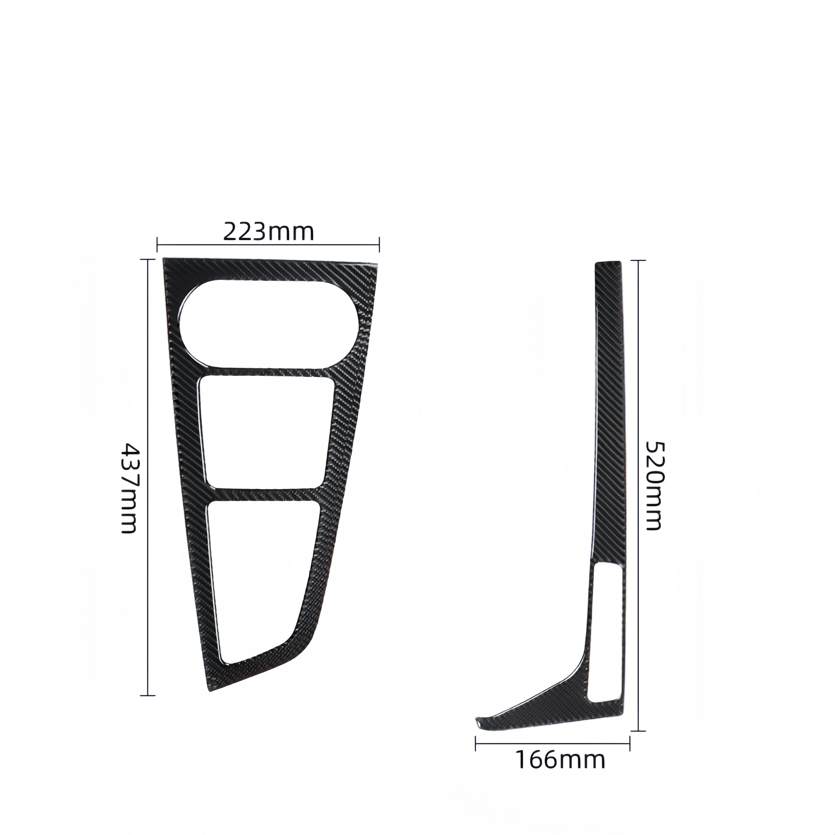For Audi A4 B9 2017-2020 LHD/RHD A4 B9 Carbon Fiber Center Console