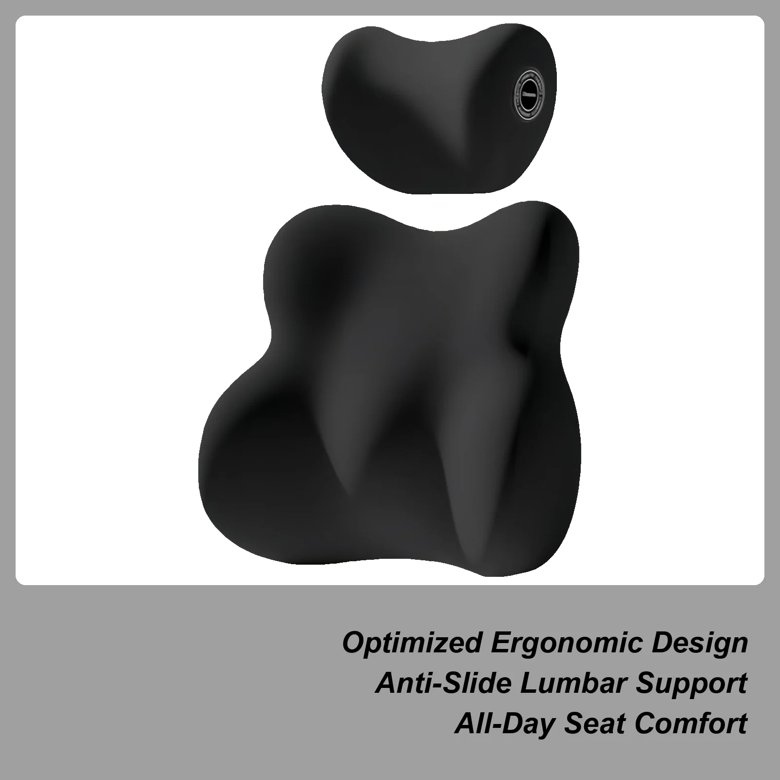 

Lumbar Pillow For Car Ergonomic Memory Foam Breathable Headrest Car Neck Pillow Kit For Vehicle Truck Travel Trip Commuting