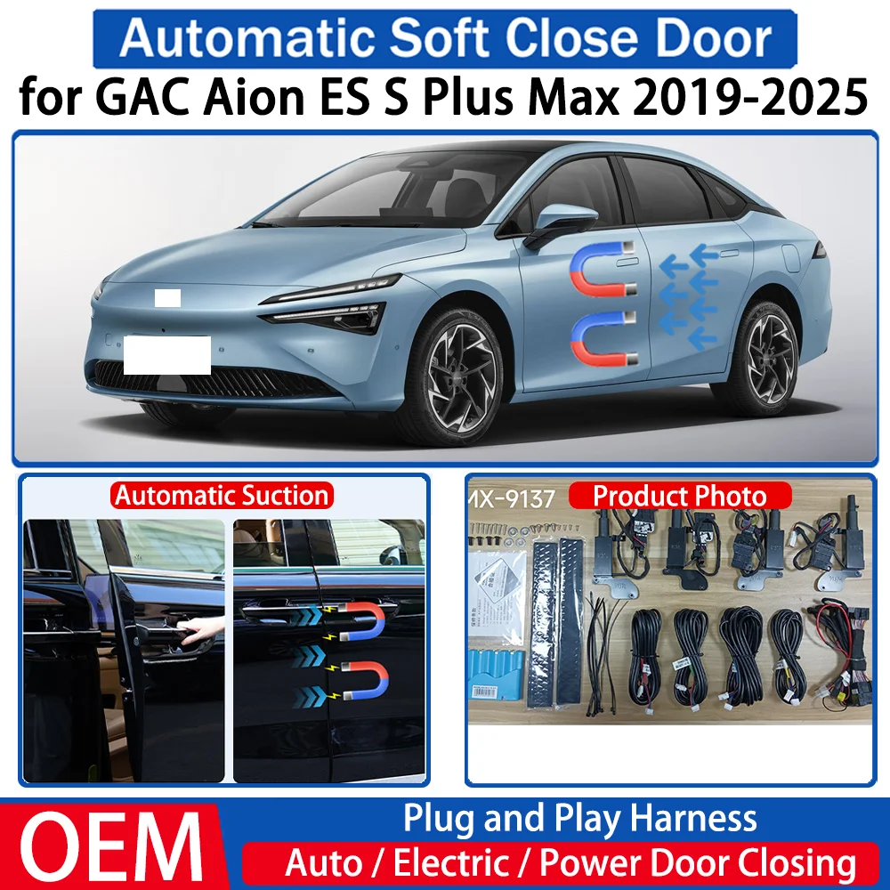 

for GAC Aion ES S Plus Max 2019-2025 Car OEM Automatic Soft Close Door Electric Suction Kit Auto Power Closing System Plug＆play