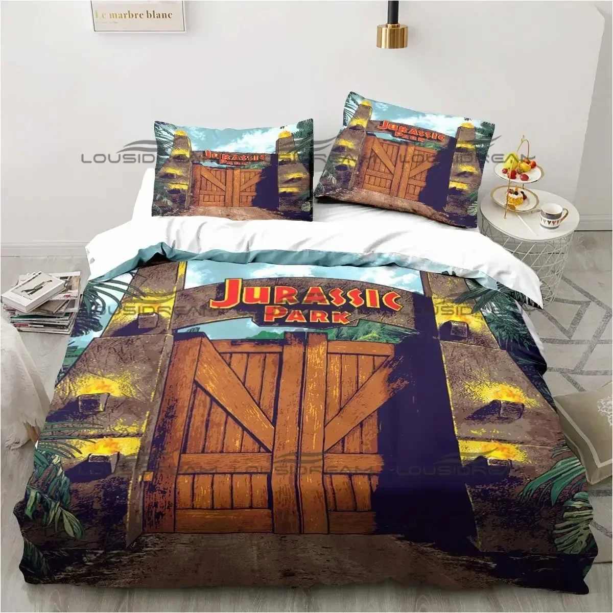 

Jurassic Park Bedding Dinasours Bedding Set Single Twin Double Queen King Cal King Size Bed Linen Set