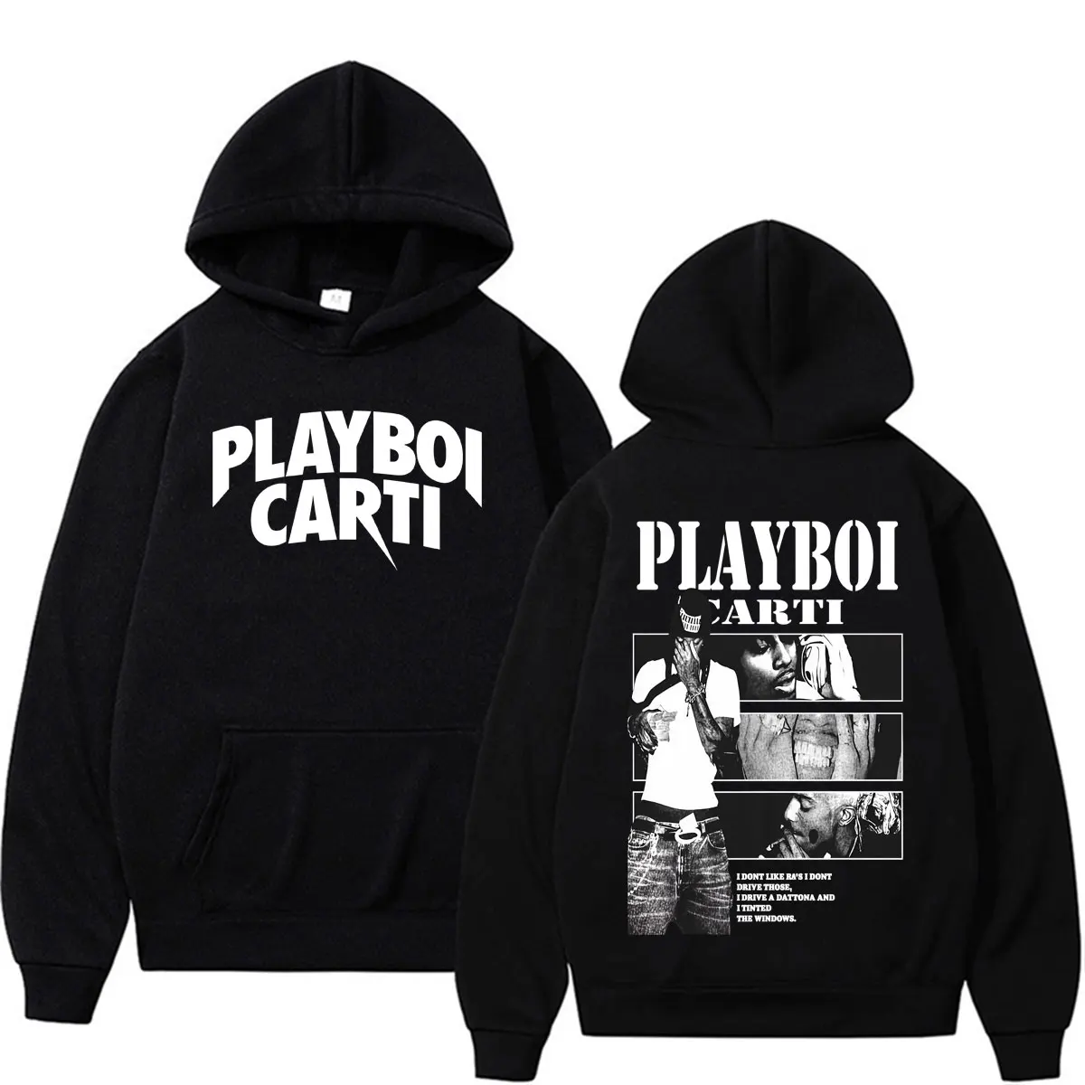 

Rapper Playboi Carti Music Album Hooded Men Women Harajuku Streetwear Hip Hop Sweatshirt Bodywarmer Long Sleeve Pullovers Hoodie
