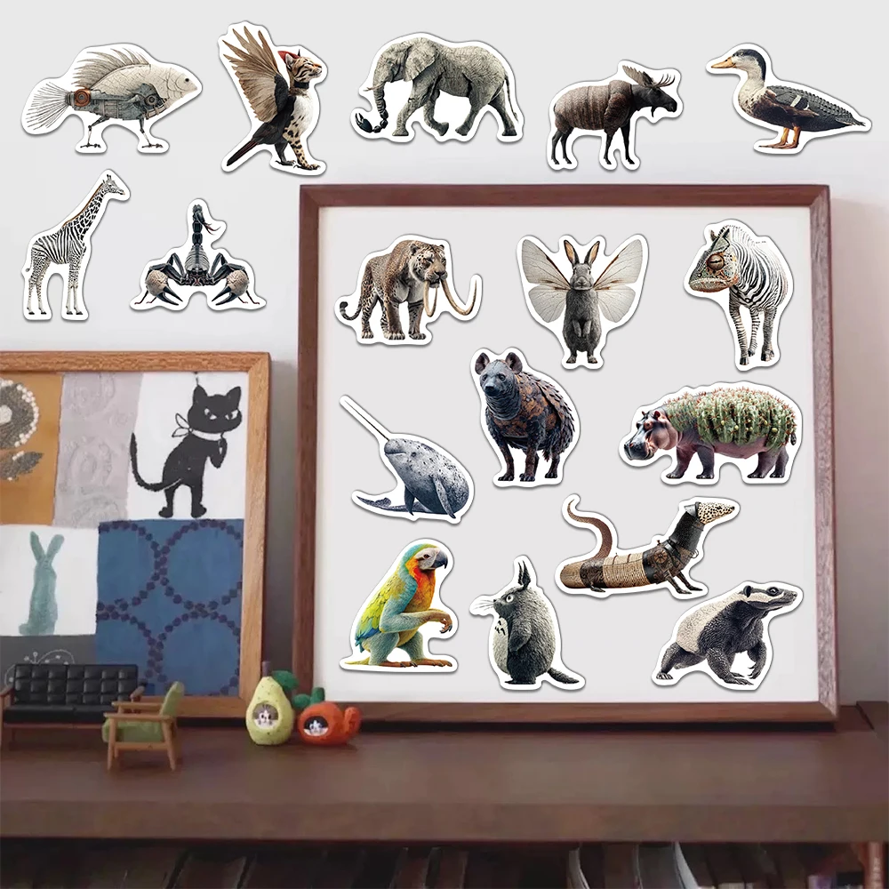 50 قطعة ملصقات زيبرا فانتوم الإبداعية العلامات مذكرات القرطاسية الثلاجة جراب هاتف ملصقات شخصية جمالية