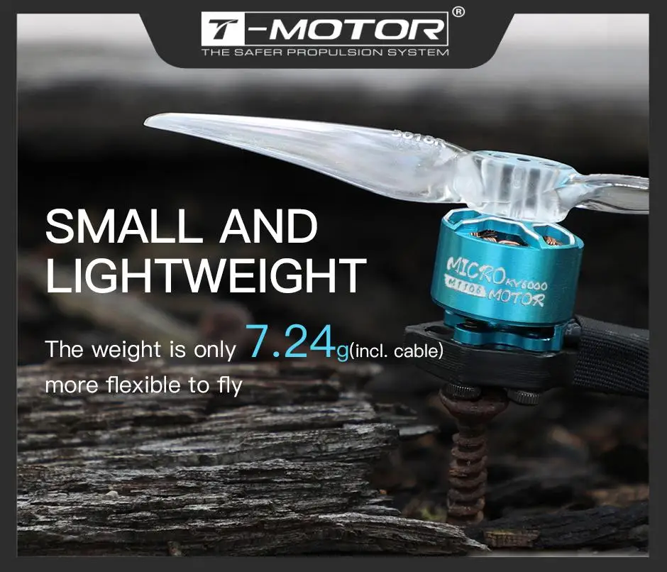 

T-MOTOR T-HOBBY Drone M1106 1.6"-2.5"Brushless Motor Fpv Drone Racing/Freestyle Motor For FPV RC 90mm 110mm Drone part