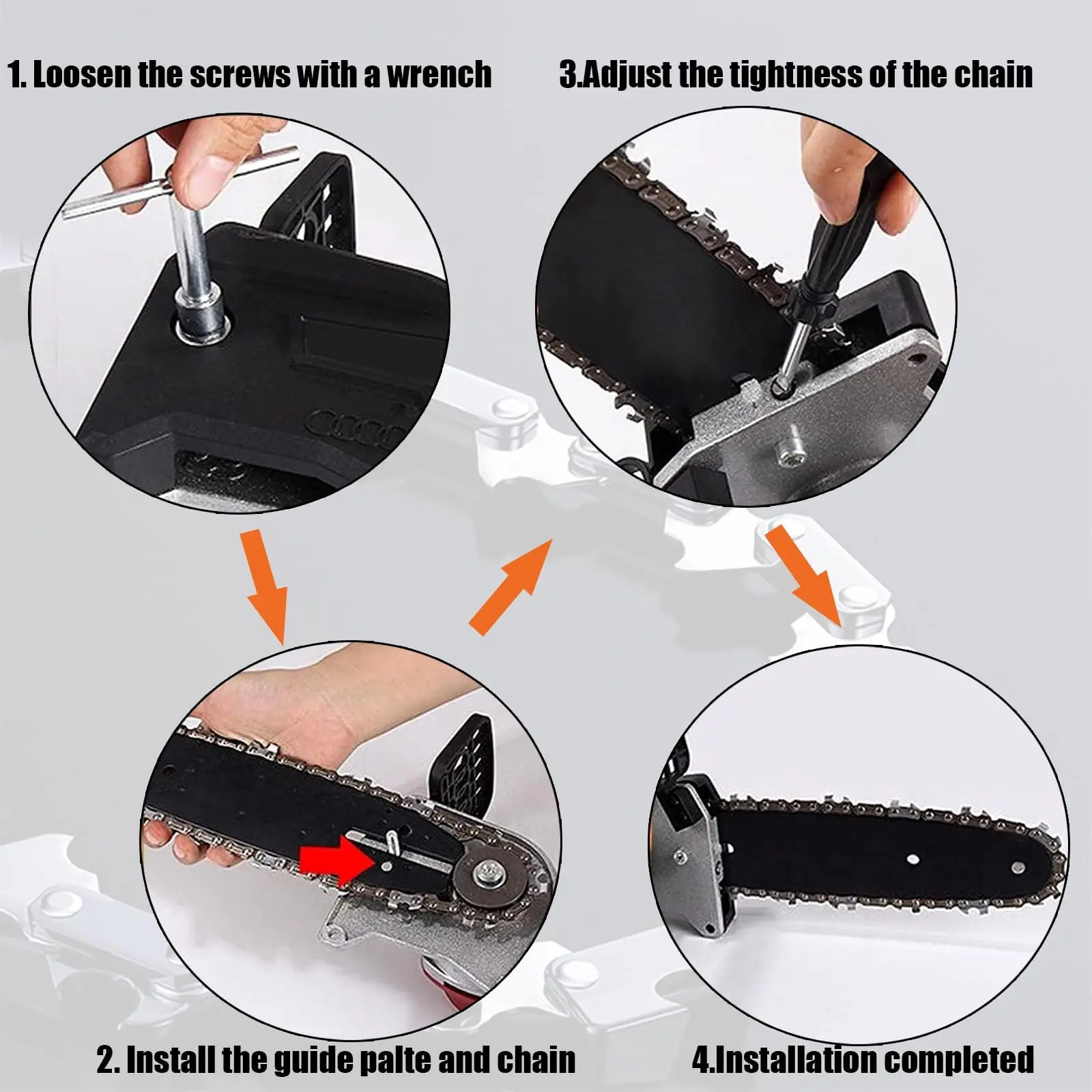 6 inch chainsaw chain 6inch Mini Steel Chainsaw Chains Electric Chainsaws Accessory Chains Replacement Mini Electric Chainsaw