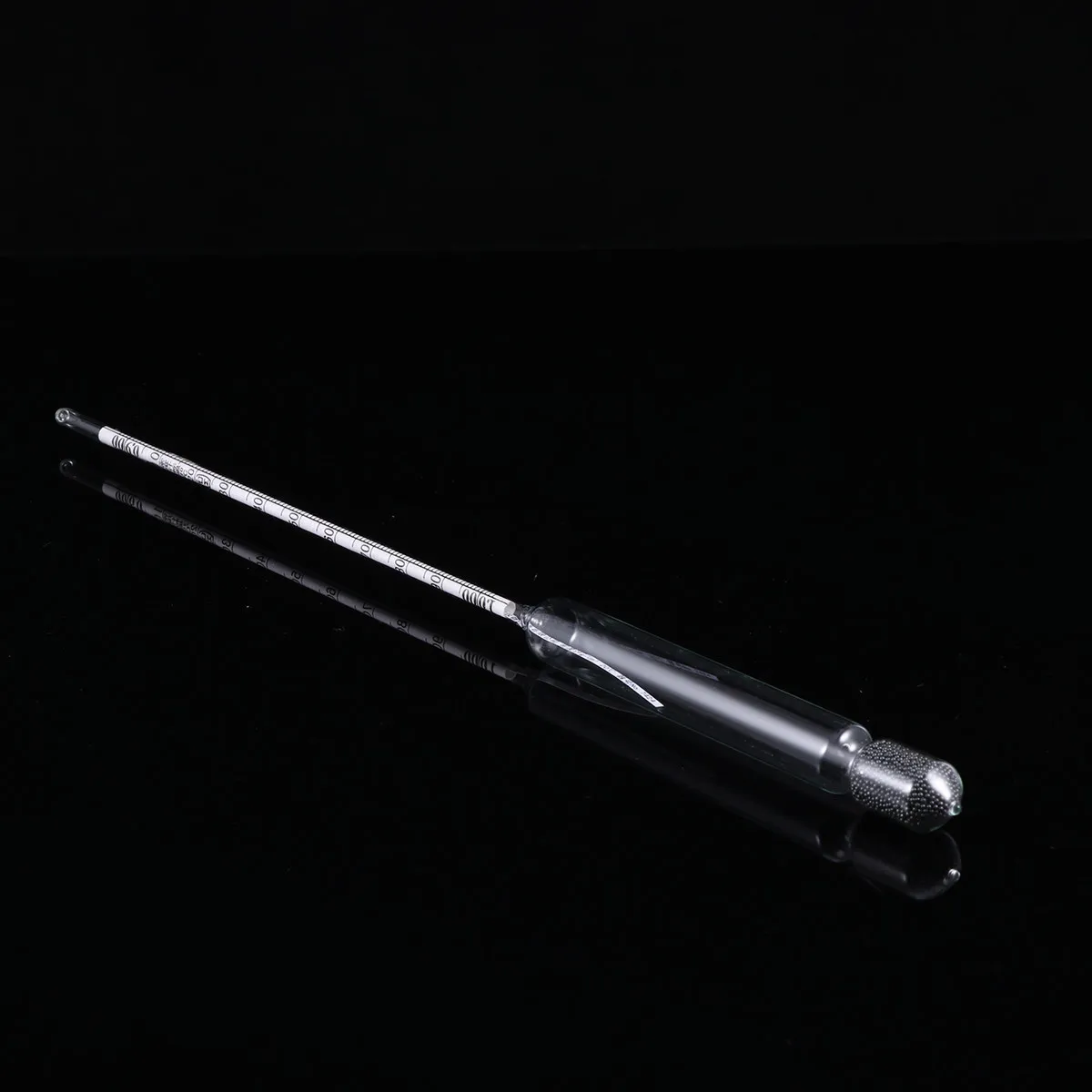 2Pcs Glass Hydrometer Floating Design for Fish Tank Aquarium Accurate Water Specific Gravity Temperature Measurement Glass