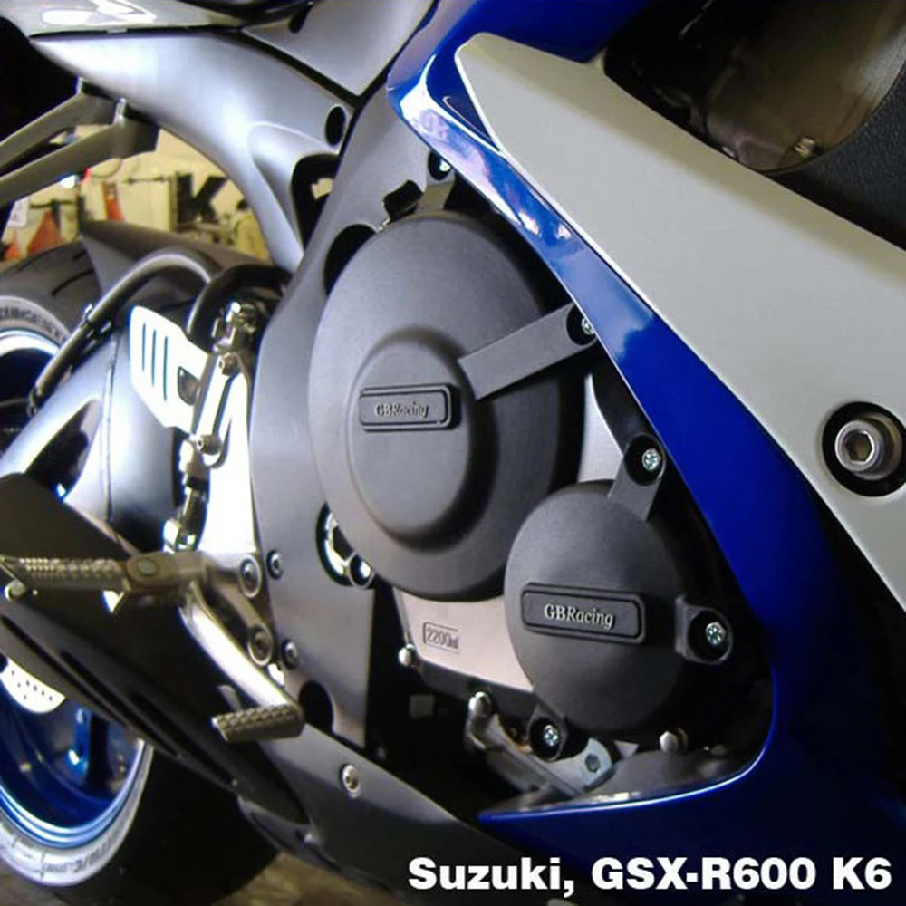 For SUZUKI Motorcycles Engine  Protection Cover GB Racing GSXR600 GSXR750 K6 K7 K8 K9 GSX-R600 L0-L9 Engine Case 2006-2023