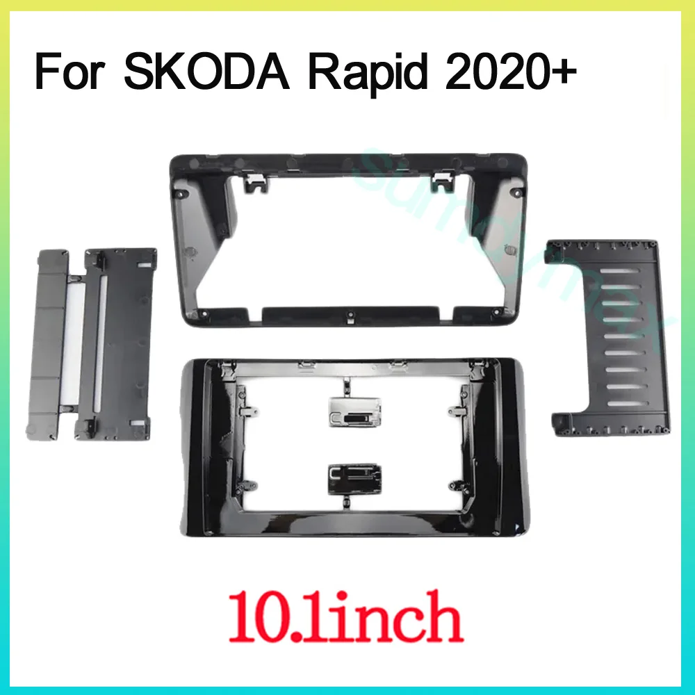 

10.1 inch big screen 2din Car Radio Fascia Frame For SKODA Rapid 2020 2021 2022 Android Radio Audio Dash Fitting Panel Kit