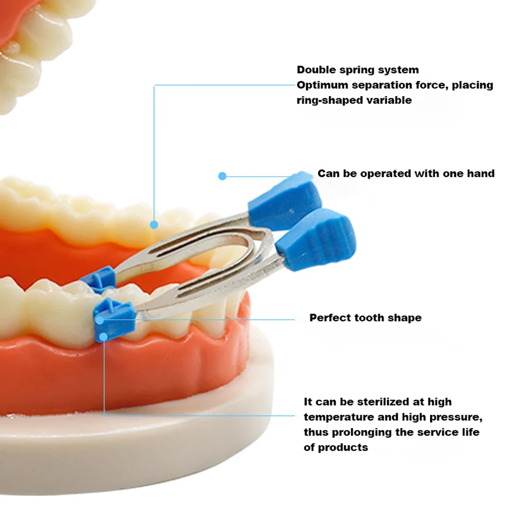 

Dental Watercress Forming Clip Dental Patch Clamp 34℃ Sterilization Dentist Tools Dentistry Clinic Materials Model A&B