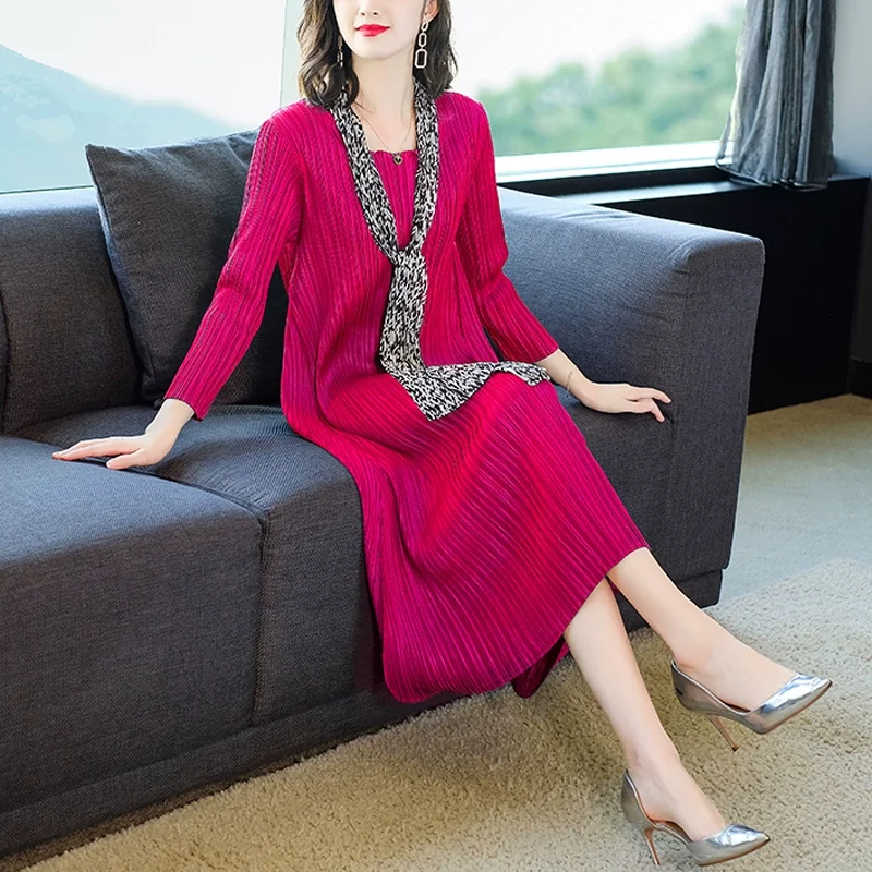 

2023 New Fashion Silk Dress Women's Autumn Versatile Square Neck Bottom Skirt Korean Loose Tight Vacation Party Vestidos