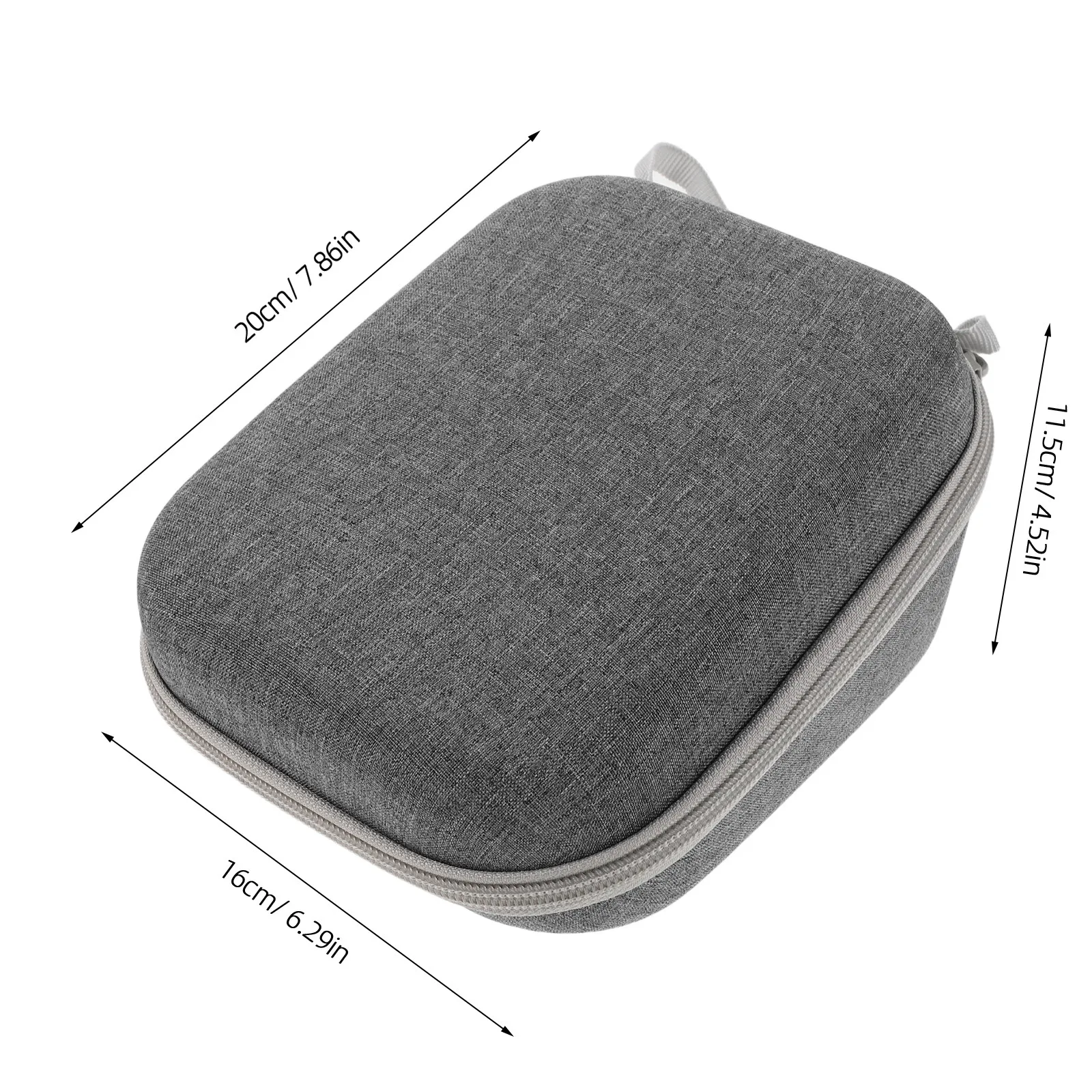 Hard Shell Case for Bp Monitor Compact Portable Carrying Travel Case Handle Compatible 7.9x6.3x4.5 Inch Shockproof