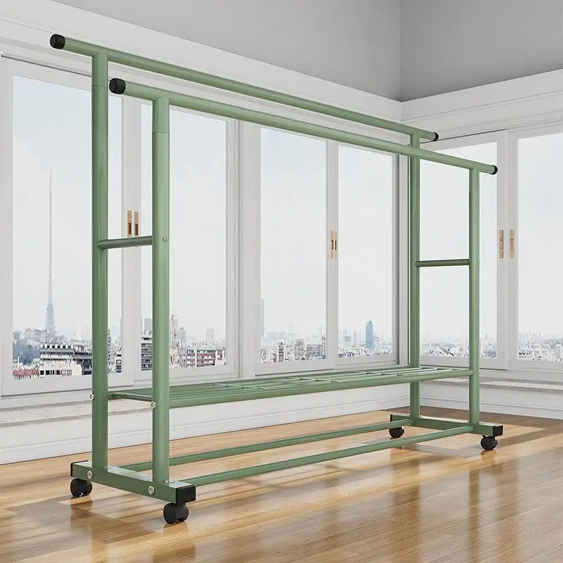 varal-de-chao-simples-com-haste-dupla-para-interiores-em-metal-portatil-para-quarto-e-dormitorio-suporte-para-chapeus-e-roupas