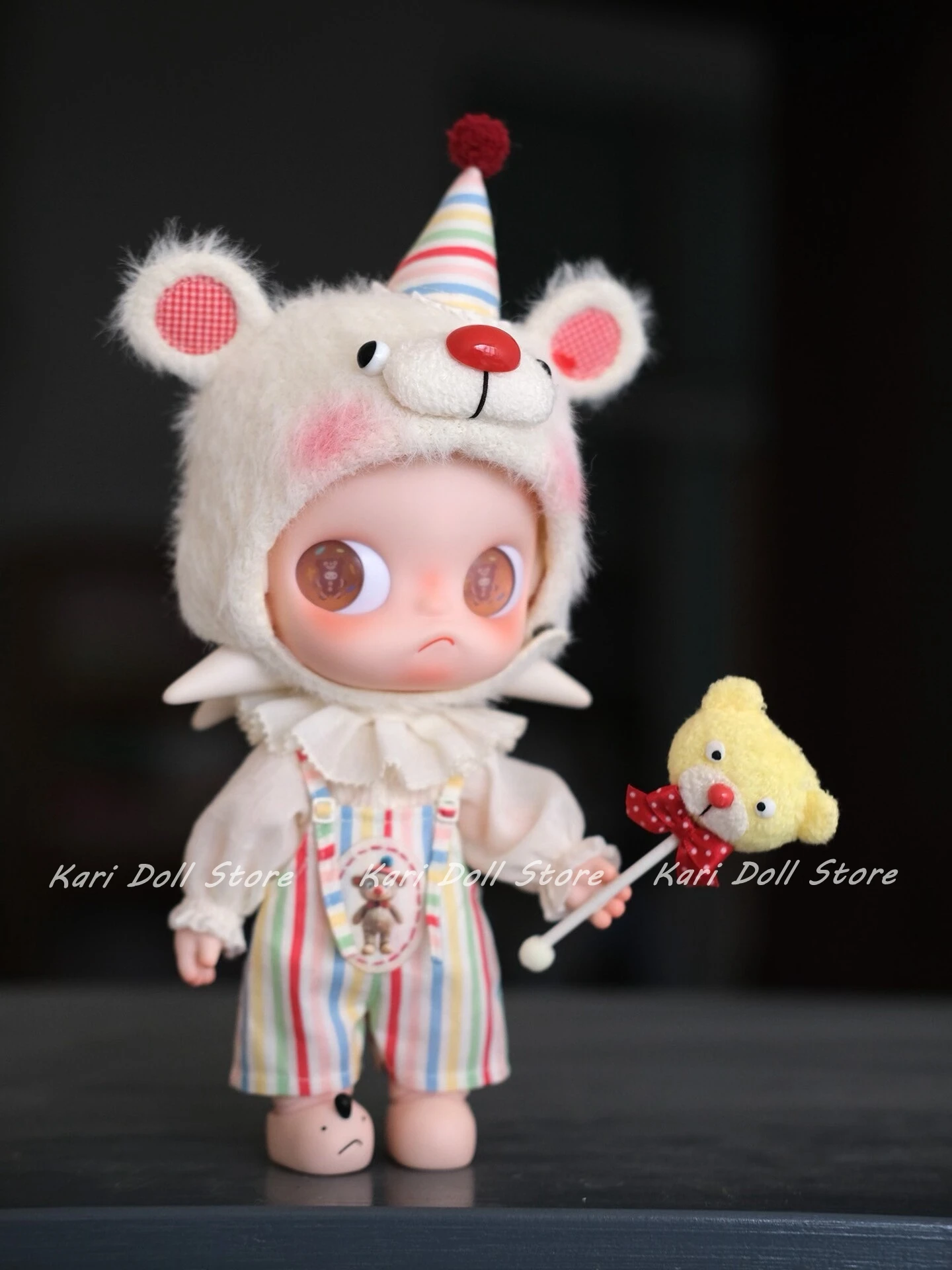 Kari Store Handgemaakte kleding voor Zsiga 1l8 accessoires Pop 8-punts actiefiguur Joker Bear set