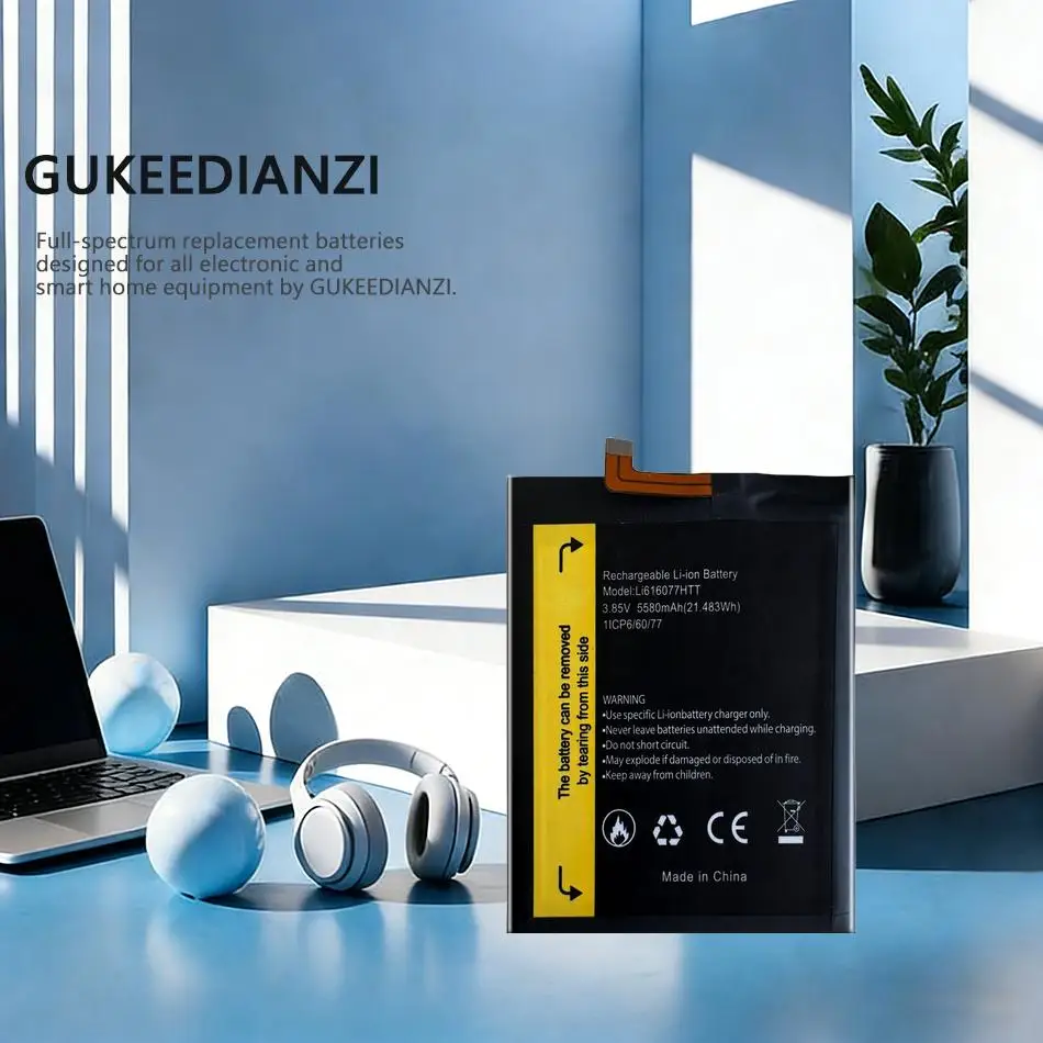 Li616077htt Bv4900 5580Mah Reliable Power Fast Charging Mobile Phone Battery For Blackview BV4900 Pro