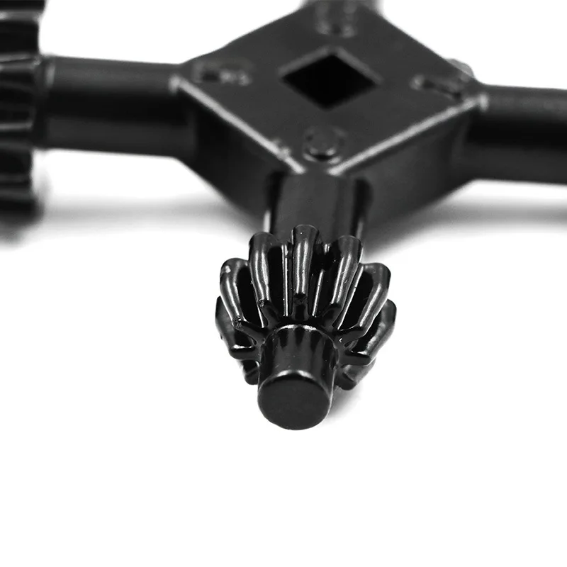 4-in-1 Zinc Alloy Electric Drill Chuck Key Multifunctional Gear Tool for Power Tools Precise Size Fit 5.3-16.5mm Most Drills