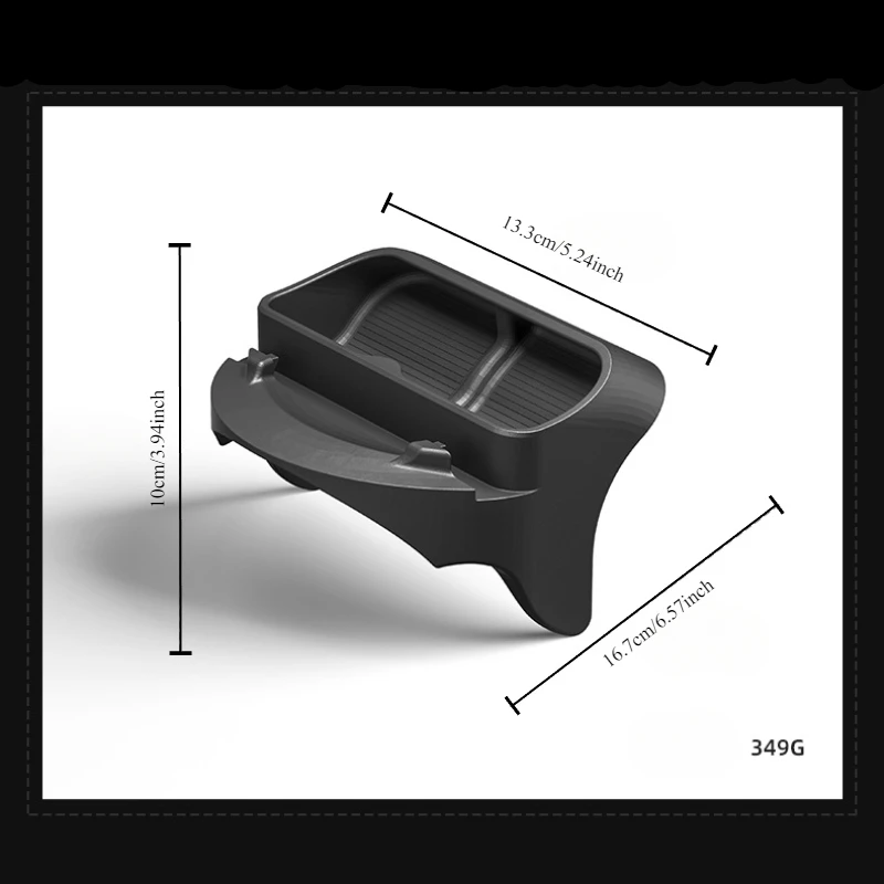 Adatto per Tesla Model 3/Y volante posteriore in silicone custodia per occhiali supporto per telefono di navigazione per auto