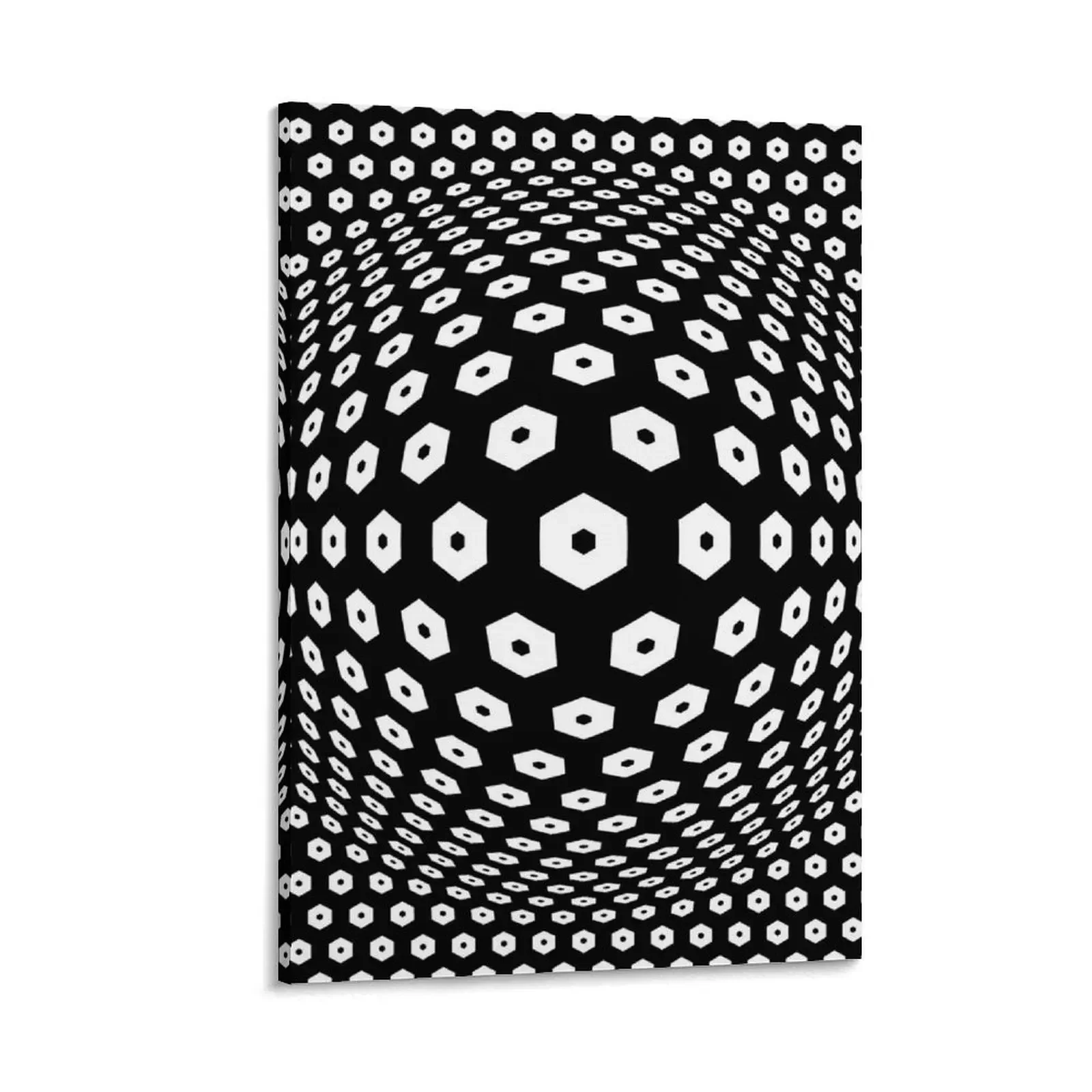 Victor Vasarely Homage 9 Canvas Painting home and decoration wall art decorations for the room