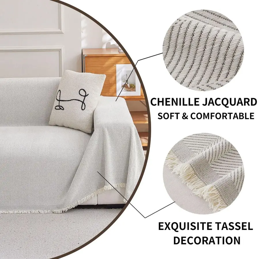 

Non Slip couch cover sofa covers for 3 cushion couch Washable sectional couch covers for Dogs pet Furniture Protector Couch Cove