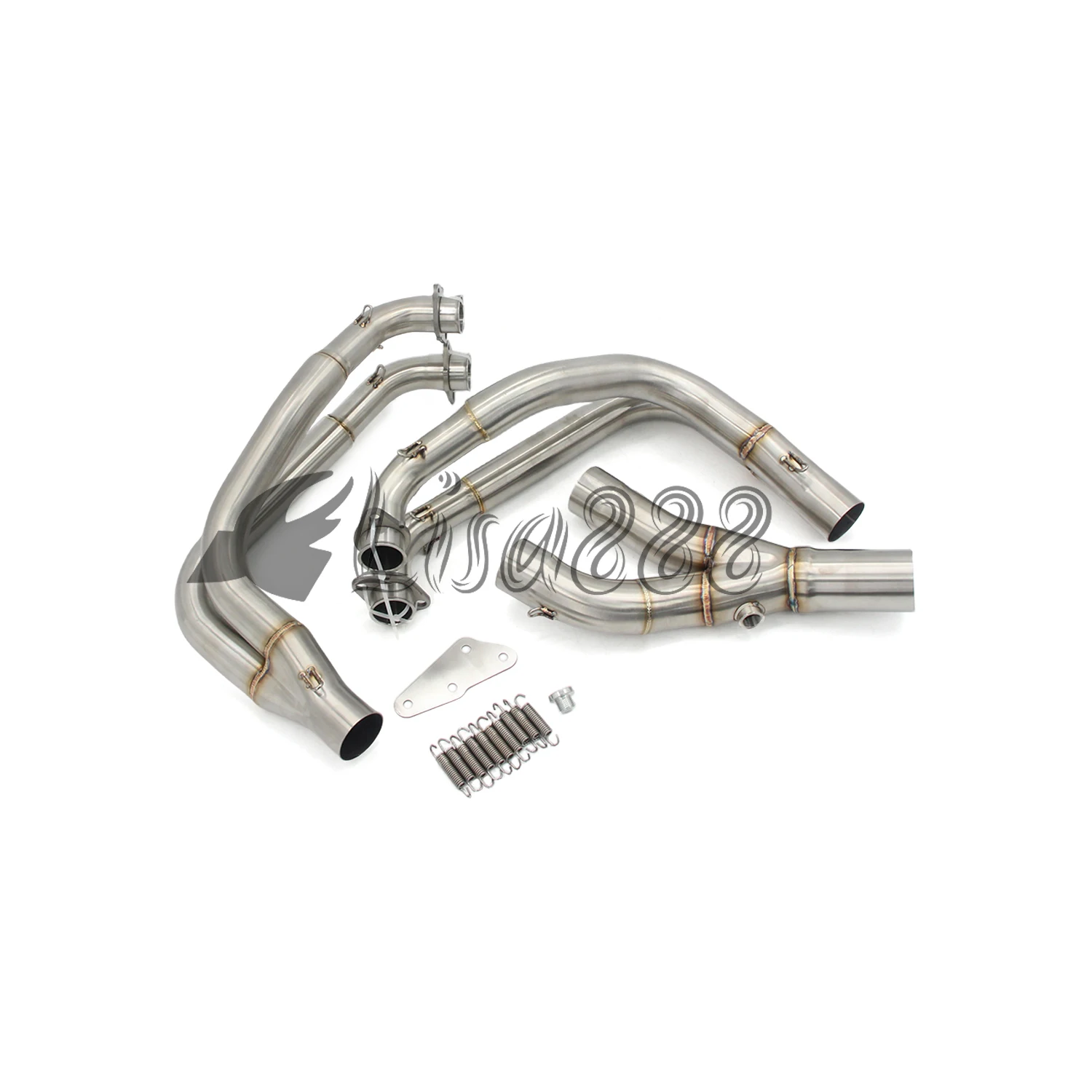 دراجة نارية العادم الهروب موتو ألياف الكربون مليئة بنظام كاتم الصوت ل هايابوسا GSX1300R GSX1300R GSX1300 GSX 1300R 2008-2020