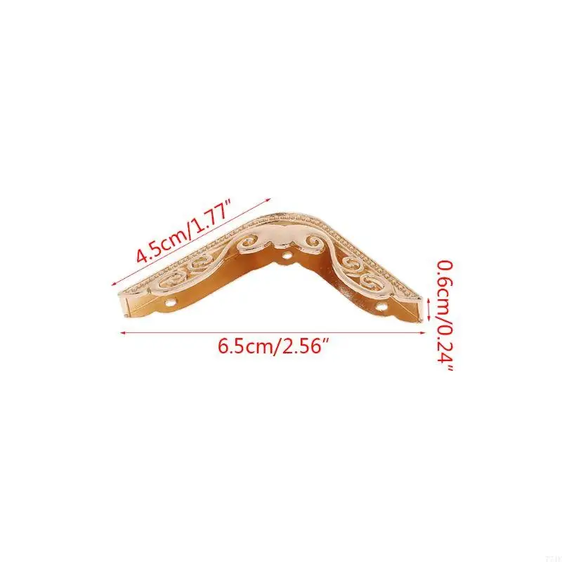 77JF Metal Hand Handbag Hollow Corner Protector Safety Guard for DIY Make Pass