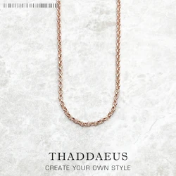 Round Belcher Chain Necklace,2017 Brand New Strand Fashion Jewelry Europe Style Rose Gold Bijoux Gift For Men Women