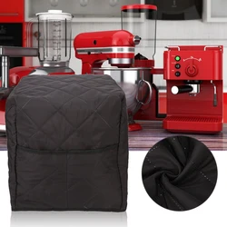 Soft Cotton Coffee Machine Cover Coffee Maker Household Appliance Black Protective Dust Covers